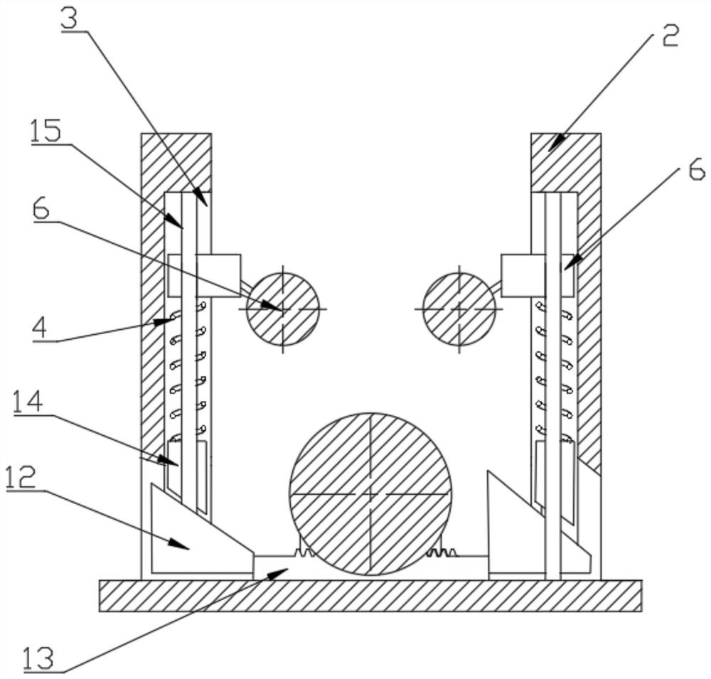 Water pipe shearing device