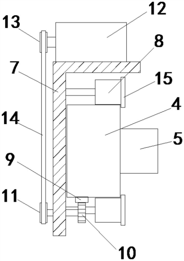 Rice pest positioning and counting device