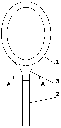 Badminton racket capable of being separated and jointed