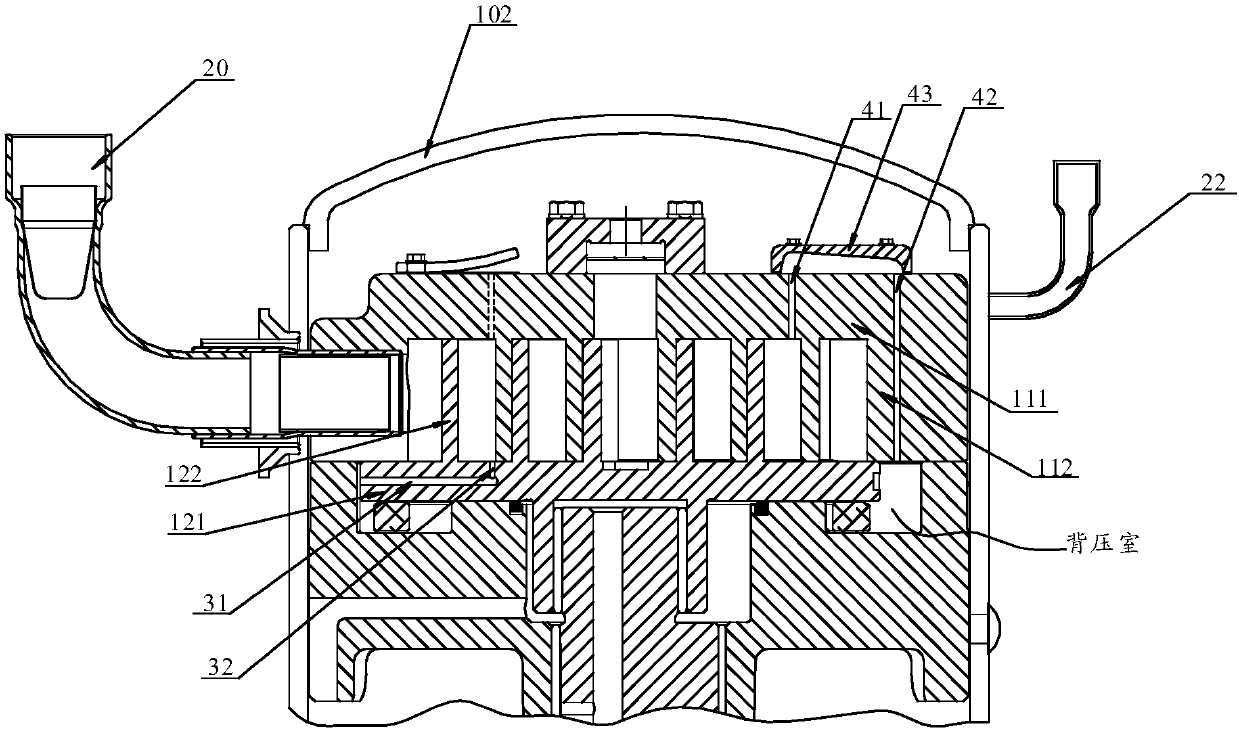 Air-injection enthalpy-increasing scroll compressor and air-conditioning system