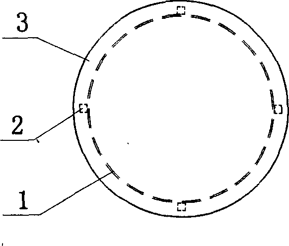 Decompression tower bottom coke inhibiting device and its uses