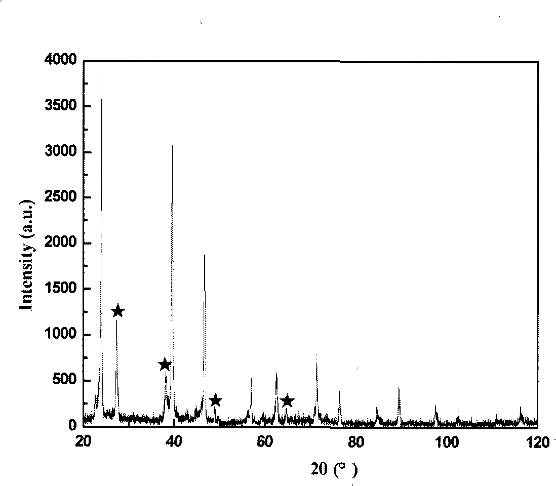 Growth method of CdTe nanorod by catalyst assistant vacuum heat evaporation