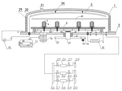 Bearing inner ring rolling way reinforcement treatment device and treatment method