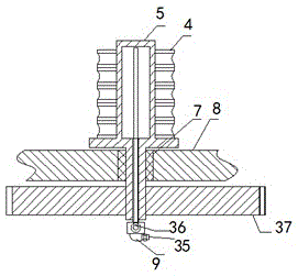 Bearing inner ring rolling way reinforcement treatment device and treatment method