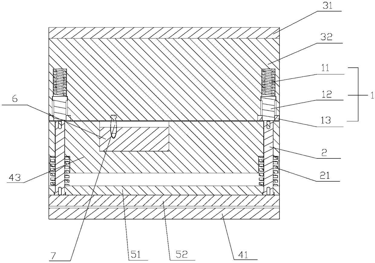 Die with thimble advanced reset mechanism