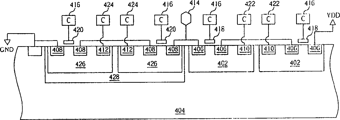 Output stage structure