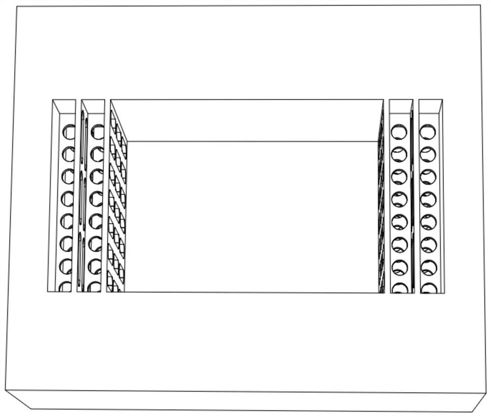 Novel moon pool stabilization and wave absorbing wall