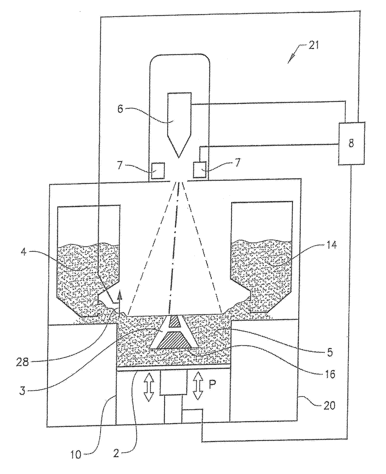 Additive manufacturing of three-dimensional articles