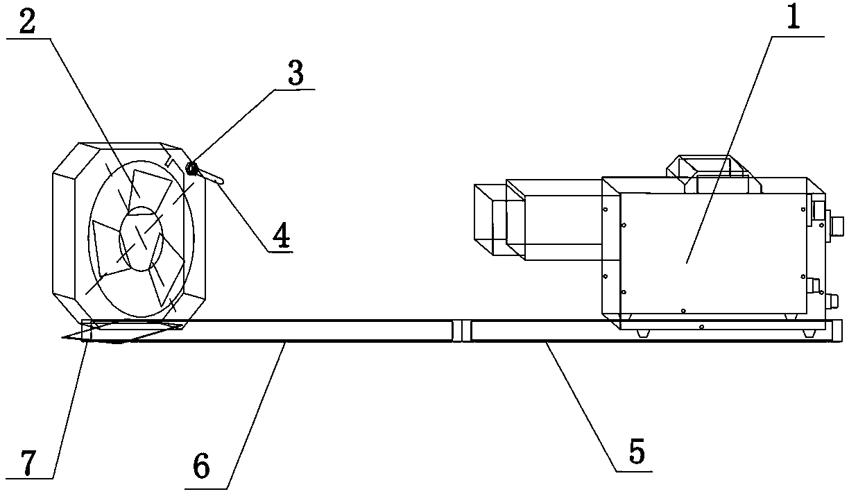 Portable heat circulator for small space