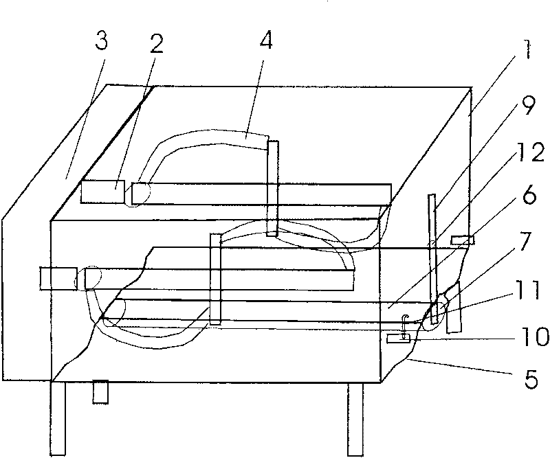 Concrete stirrer for double-horizontal shaft experiment