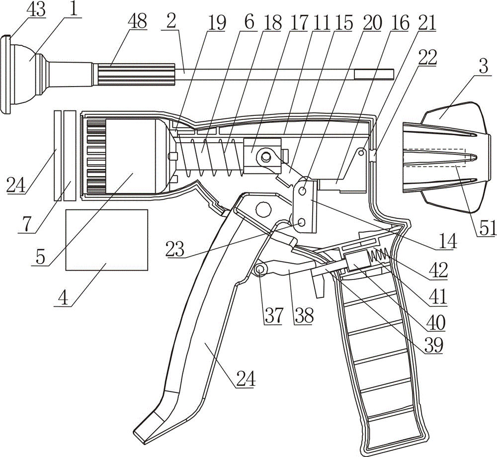 Pistol Circumcision Stapler with Improved Staple Ejector Barrel