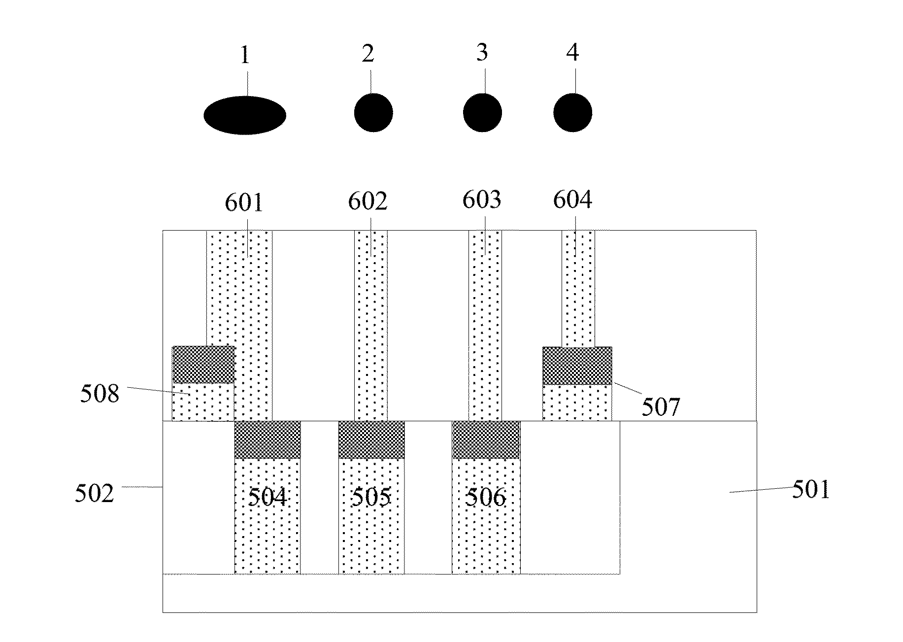 Method of detecting and measuring contact alignment shift relative to gate structures in a semicondcutor device