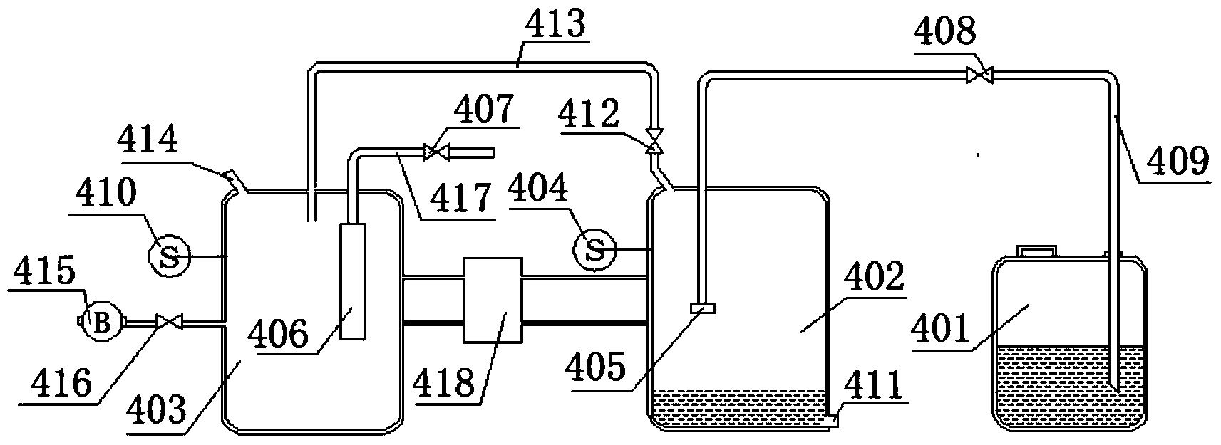 System and method for determining explosion suppression performance of liquid fuel vapor by water vapor