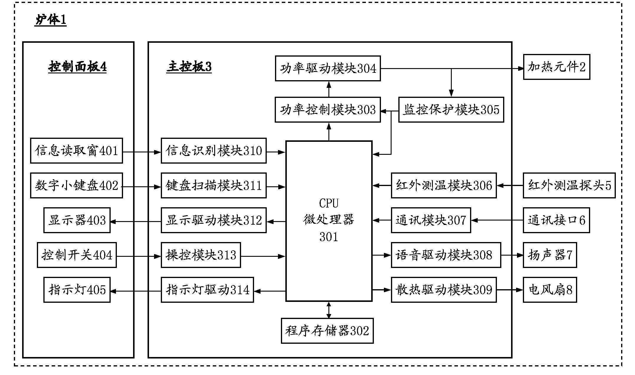 Intelligent cooker interacting with human in cooking and working method