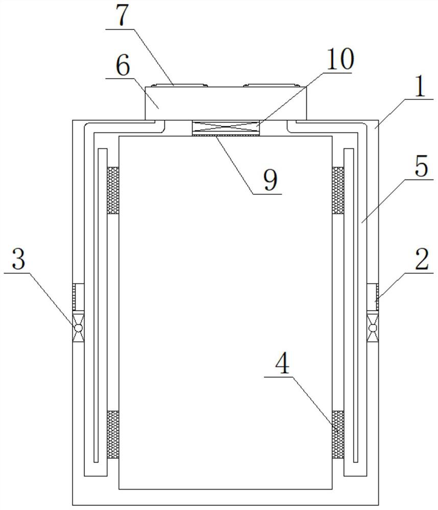 Energy-saving air cleaning system applied to elevator