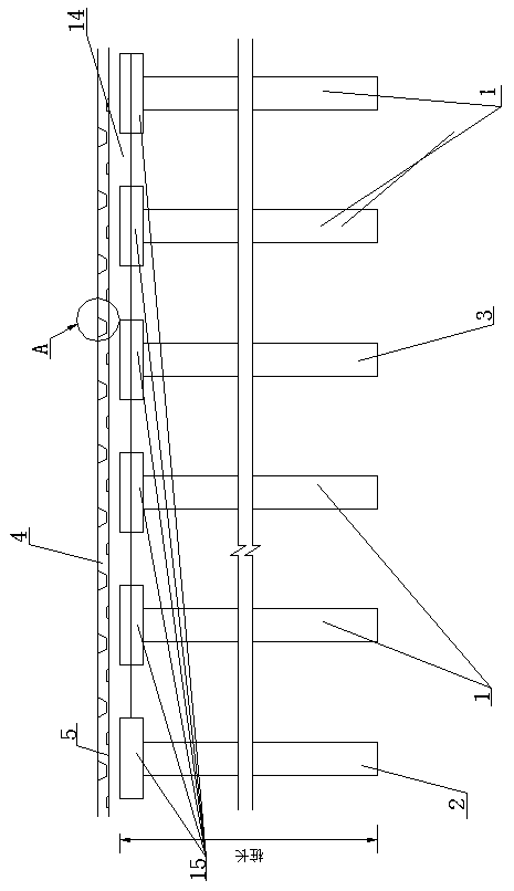 Composite treatment grouped piles for soft foundation