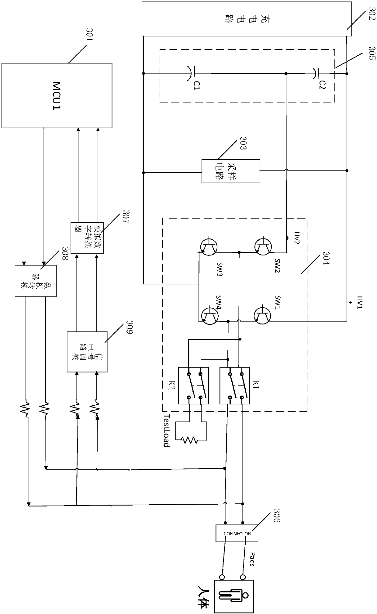 Defibrillator detection method and system and defibrillator