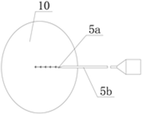 Puncture device for thyroid cyst