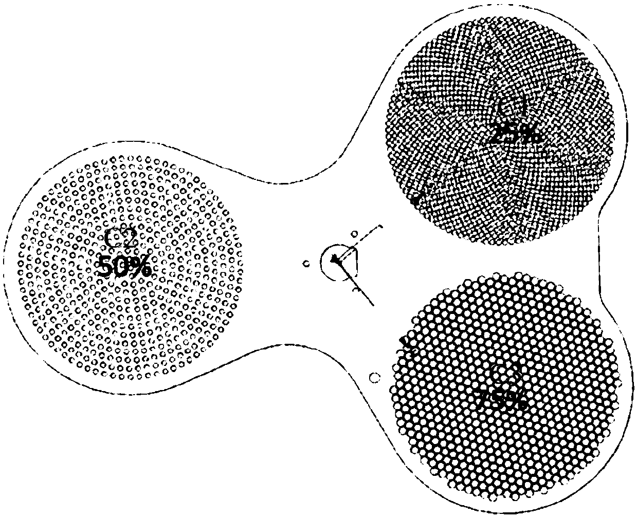 Transmittance adjusting device