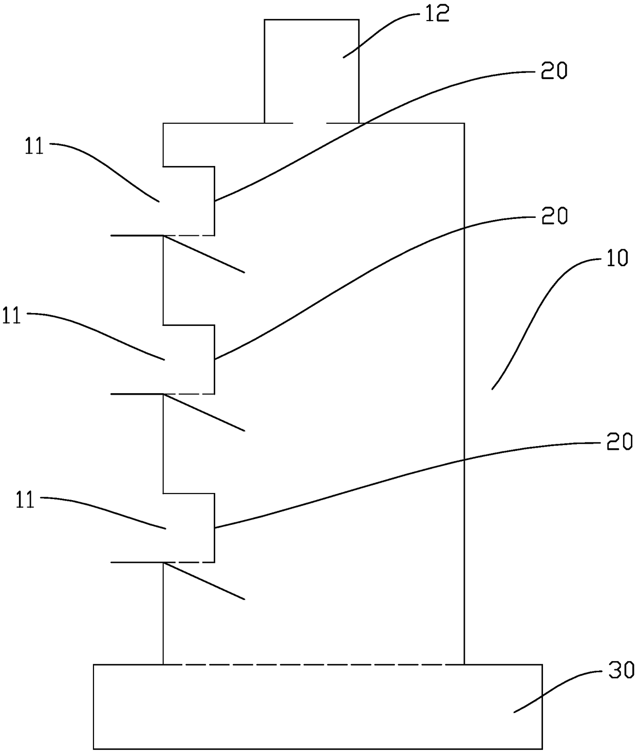 Weighing mechanism applied to household kitchen waste recycling system