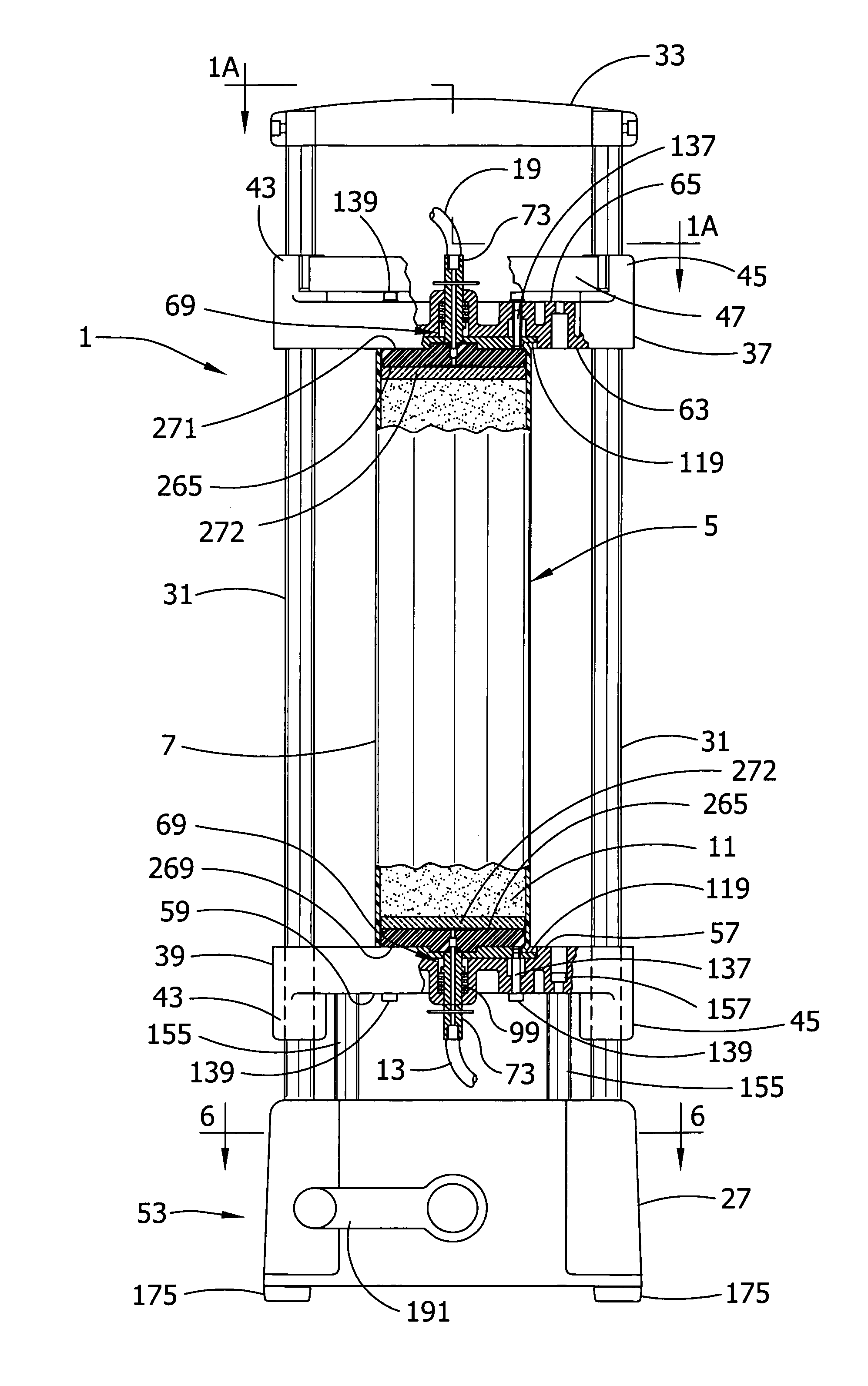 High throughput flash purification stand and cartridge