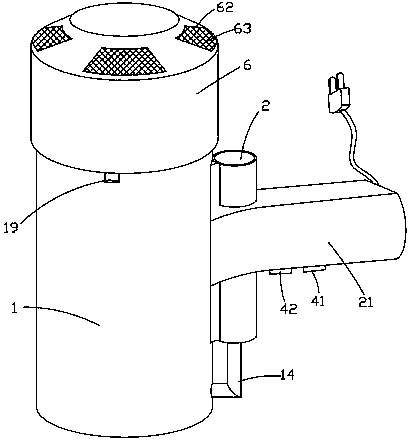 Scald-preventing moxibustion device