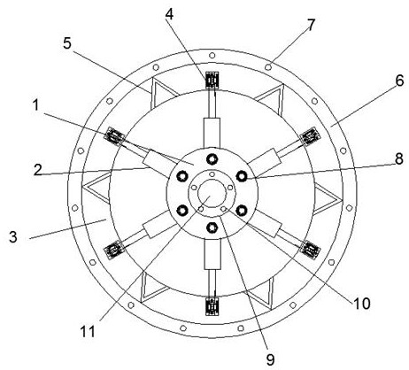 High-shock-resistance hub