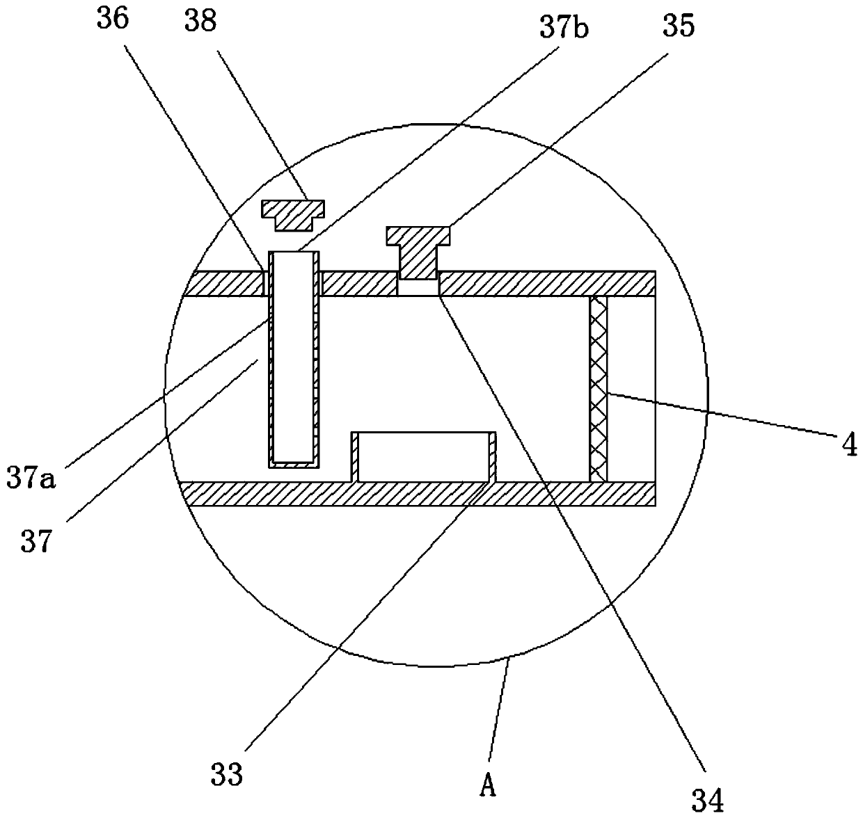 A kind of indoor exercise device with health care function