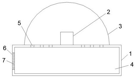 LED lamp bead assembly with good heat dissipation effect