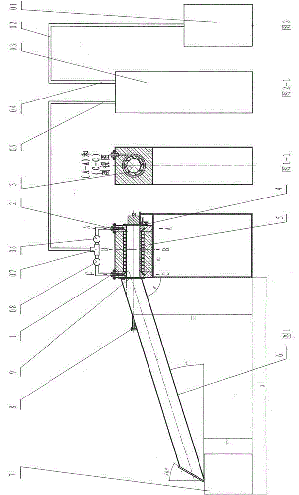 Ordinary intermediate frequency forging heating furnace for non-oxidation technical transformation process