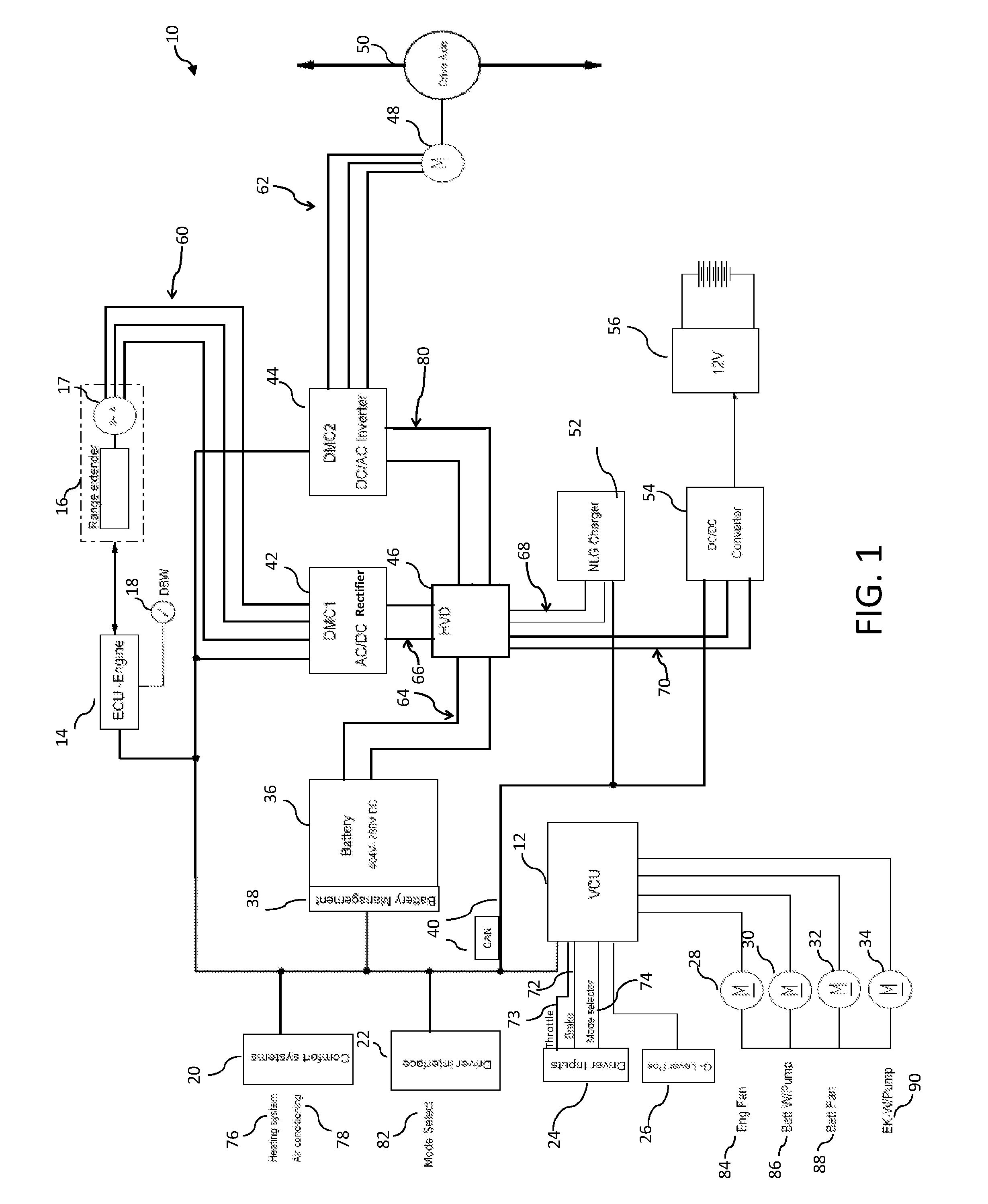 Electric vehicle and on-board battery charging apparatus therefor