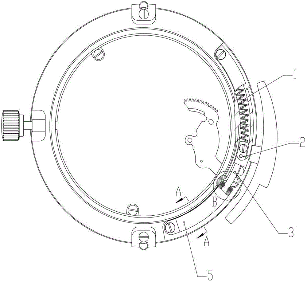 A starting mechanism of a mechanical timekeeping watch