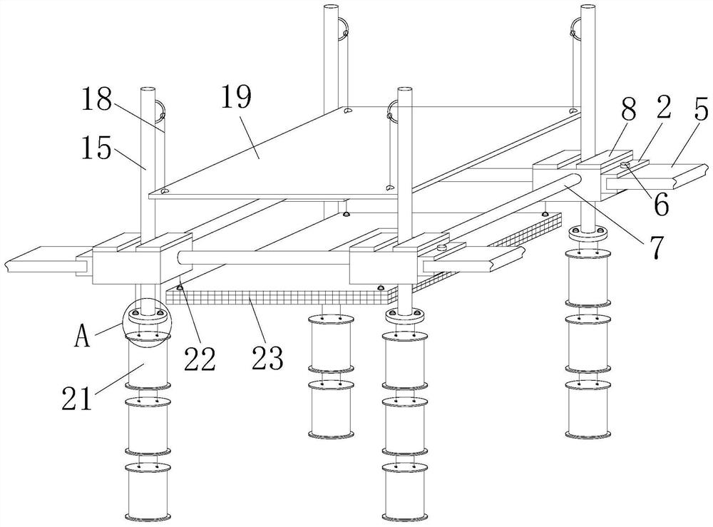 Liftable multi-layer laver culture raft frame