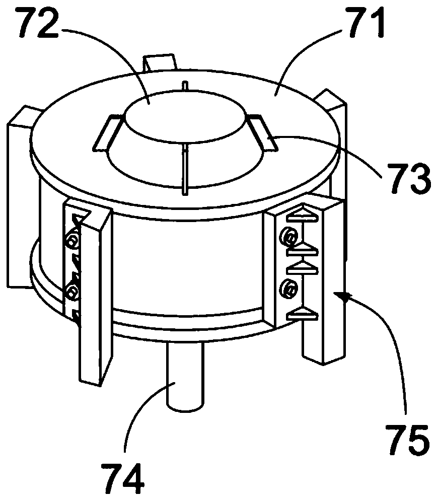 Soil crushing device with screening function