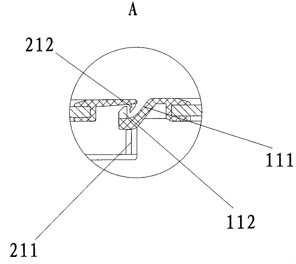 Foldable shelf structure used for refrigeration equipment and refrigerator