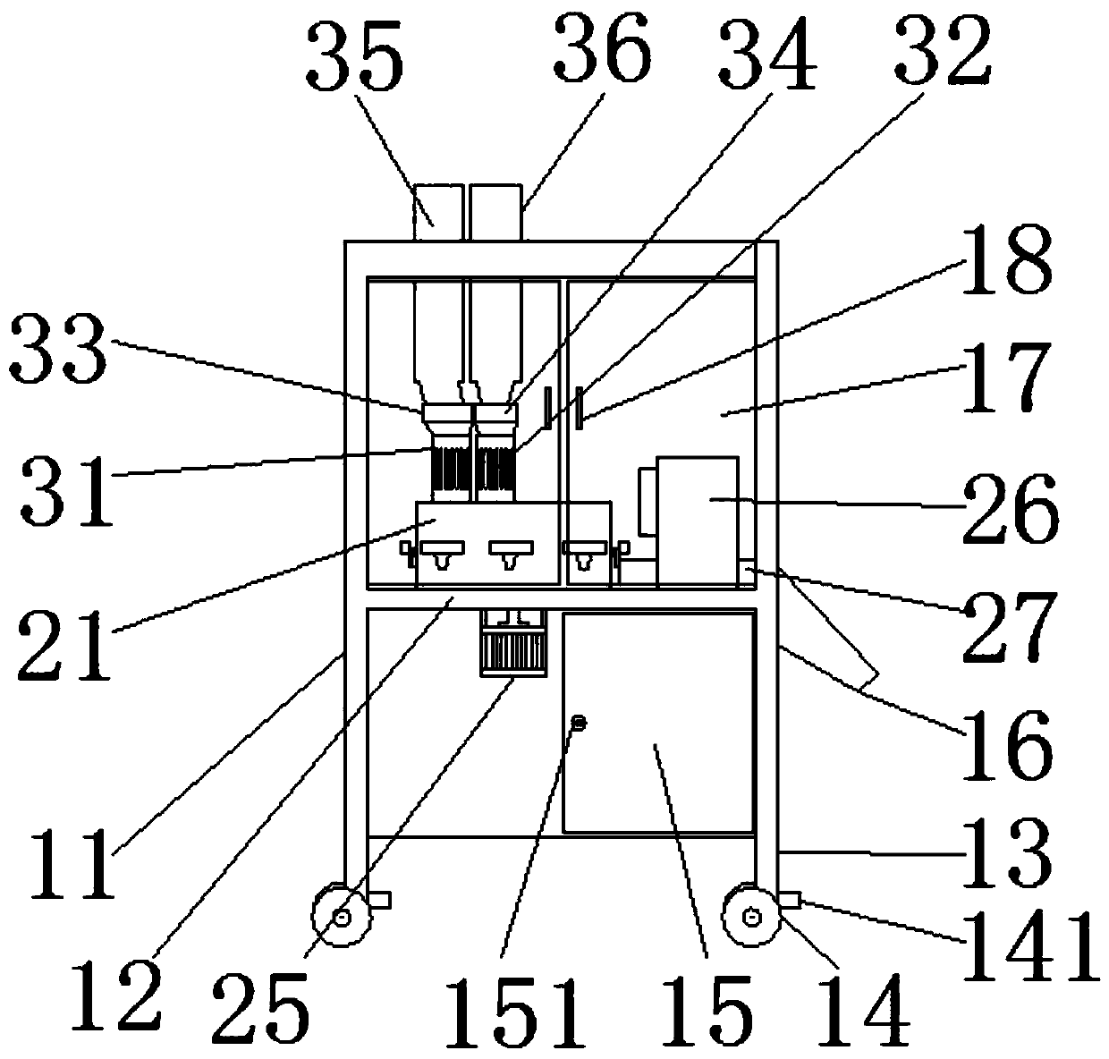 Full-automatic hard capsule filling device