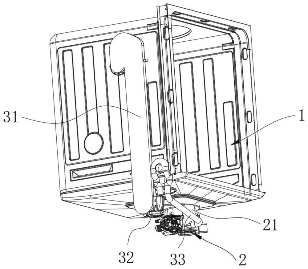 Internal circulation drying system for dish washing machine