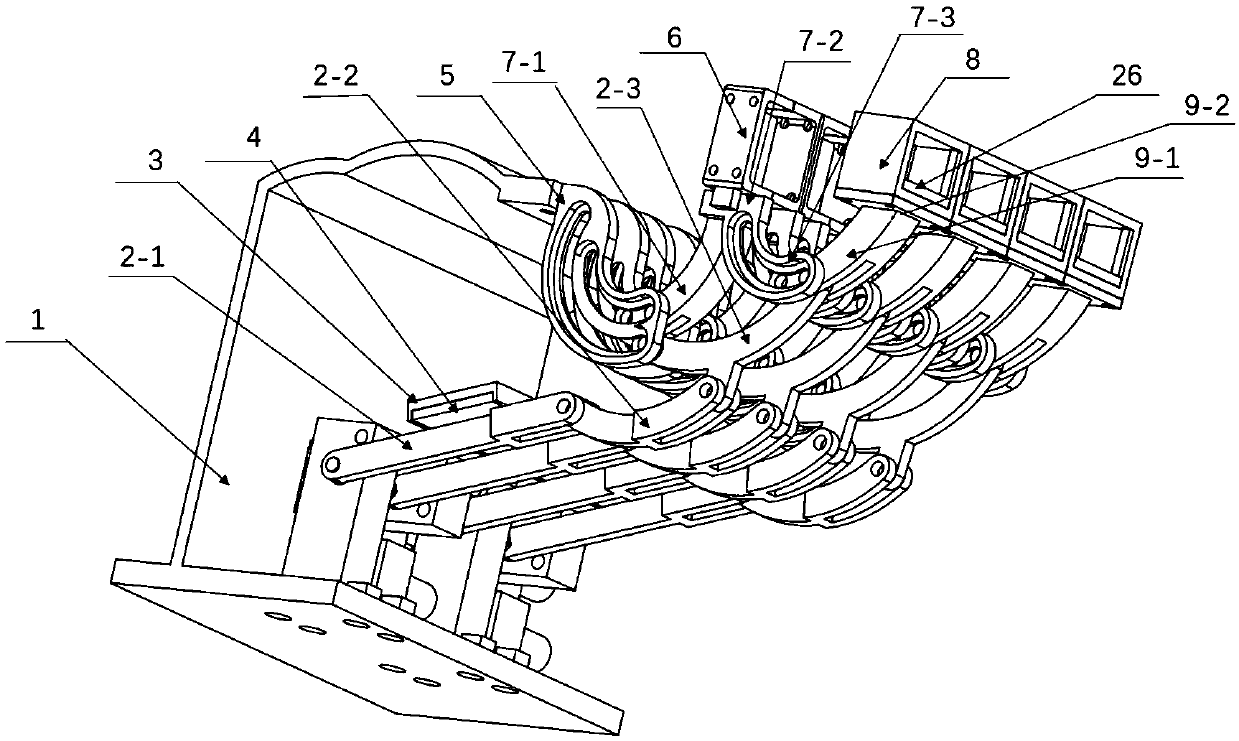 Palm support-type finger rehabilitation training device and use method thereof