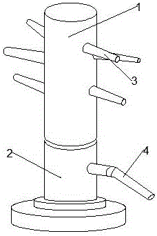 360-degree freely rotary-type wing chun wooden dummy