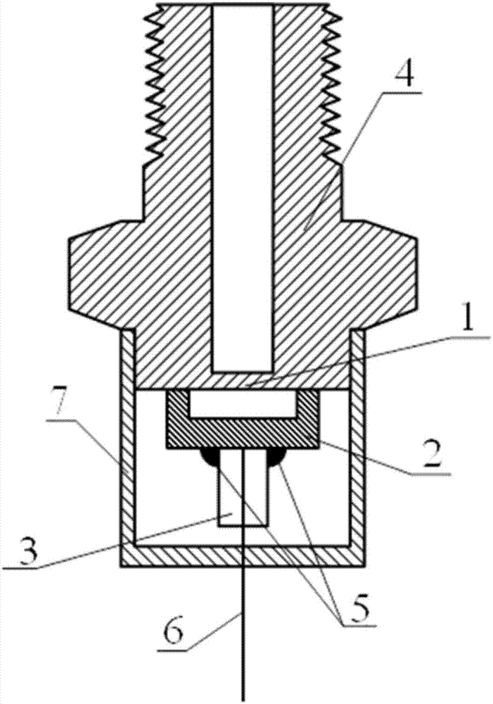 Integrated optical fiber high pressure sensor and manufacturing method thereof