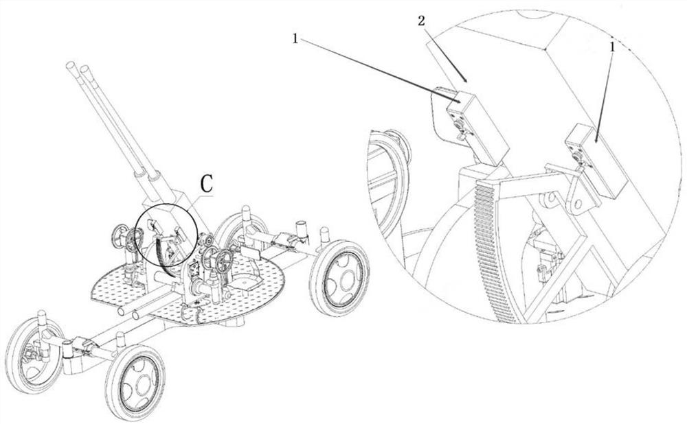 A df37mm anti-aircraft gun breech locking device and control method