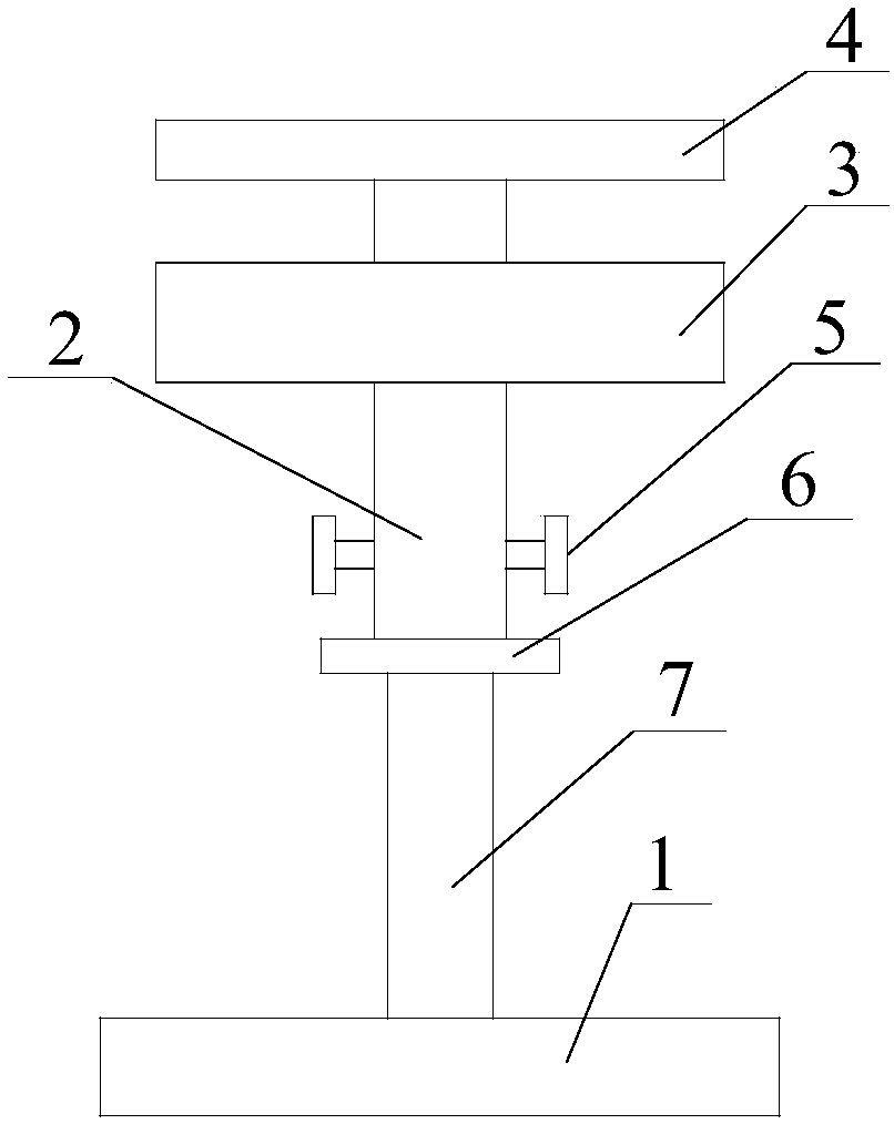 Elevation rotation type test tube rack