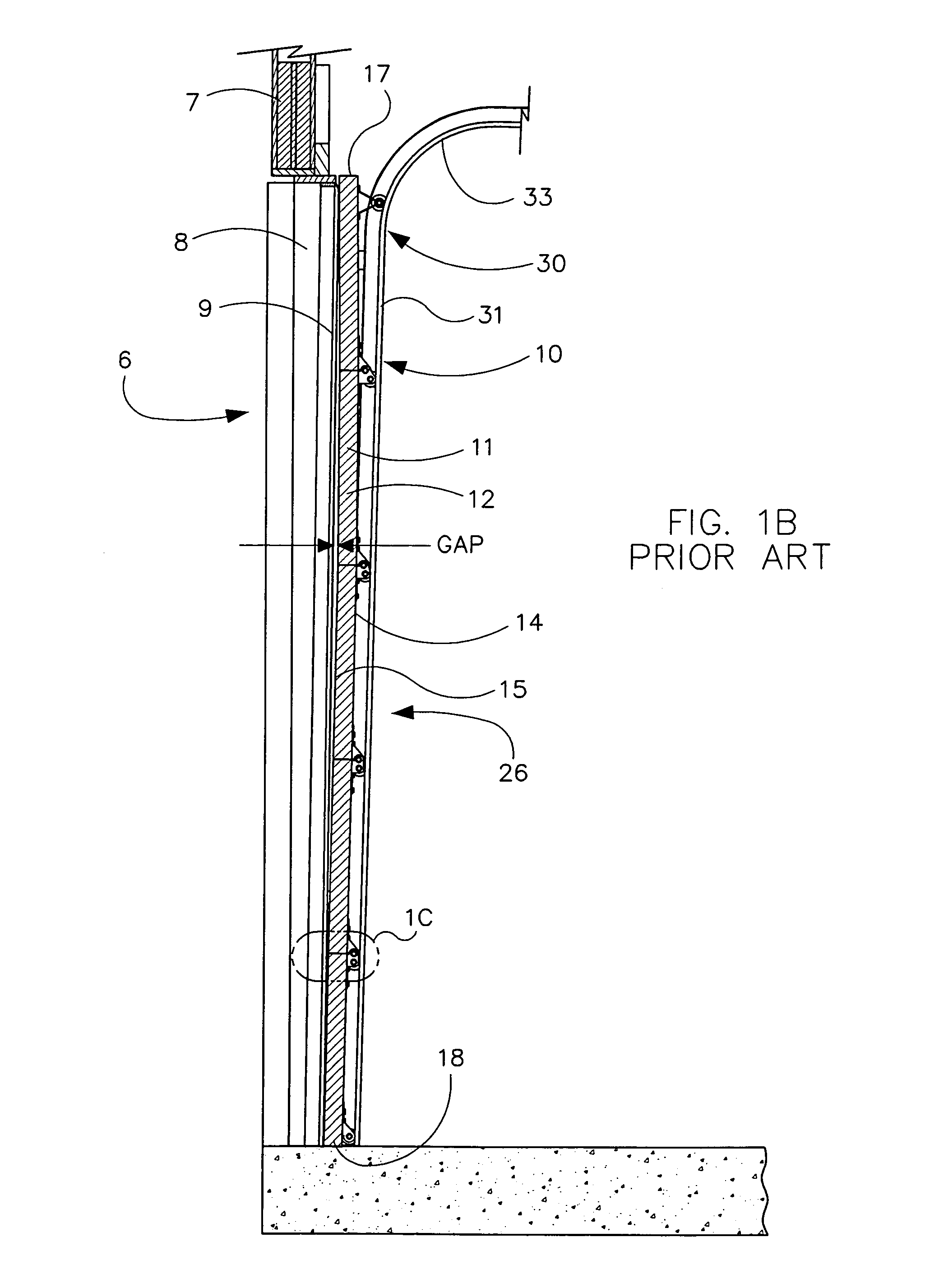 Overhead door with spring-loaded roller hinges