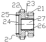 Gear-shift mechanism in gearbox of high-horsepower agricultural machinery equipment