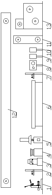 High-quality coaxial cable production line and production method thereof