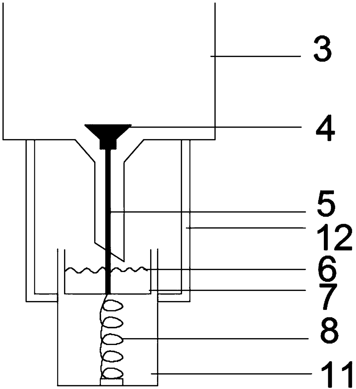 Wick type trapper capable of automatically quantitatively supplying food attractants