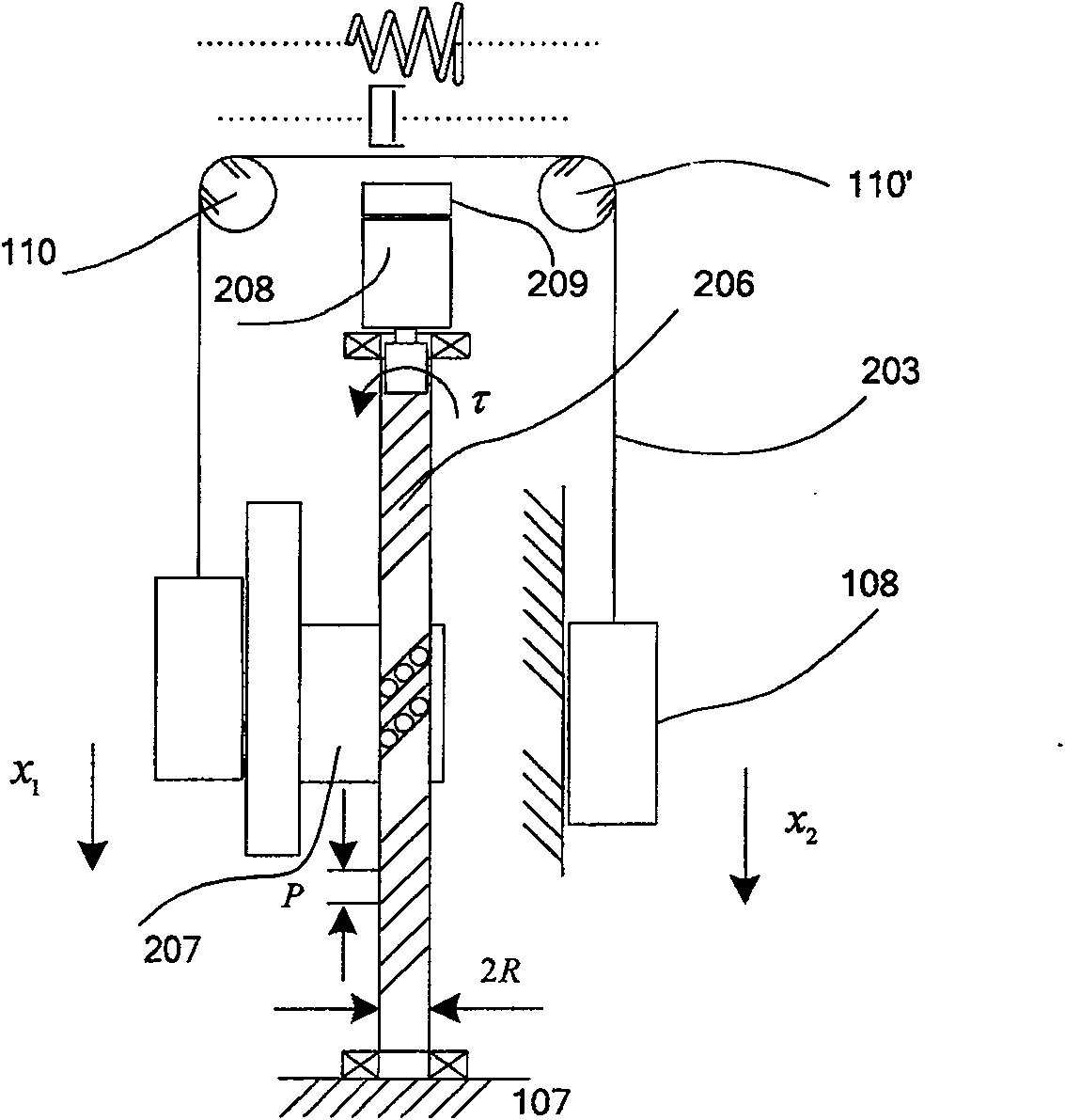 Contour outline control method for complicated track