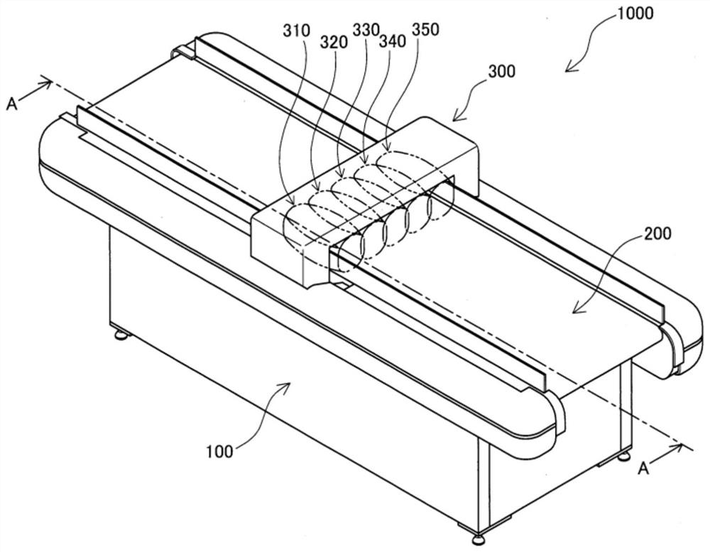 Sensitivity testing method of conveyor belt type needle detector and conveyor belt type needle detector