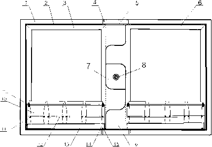 Pivoted window with flowerpots