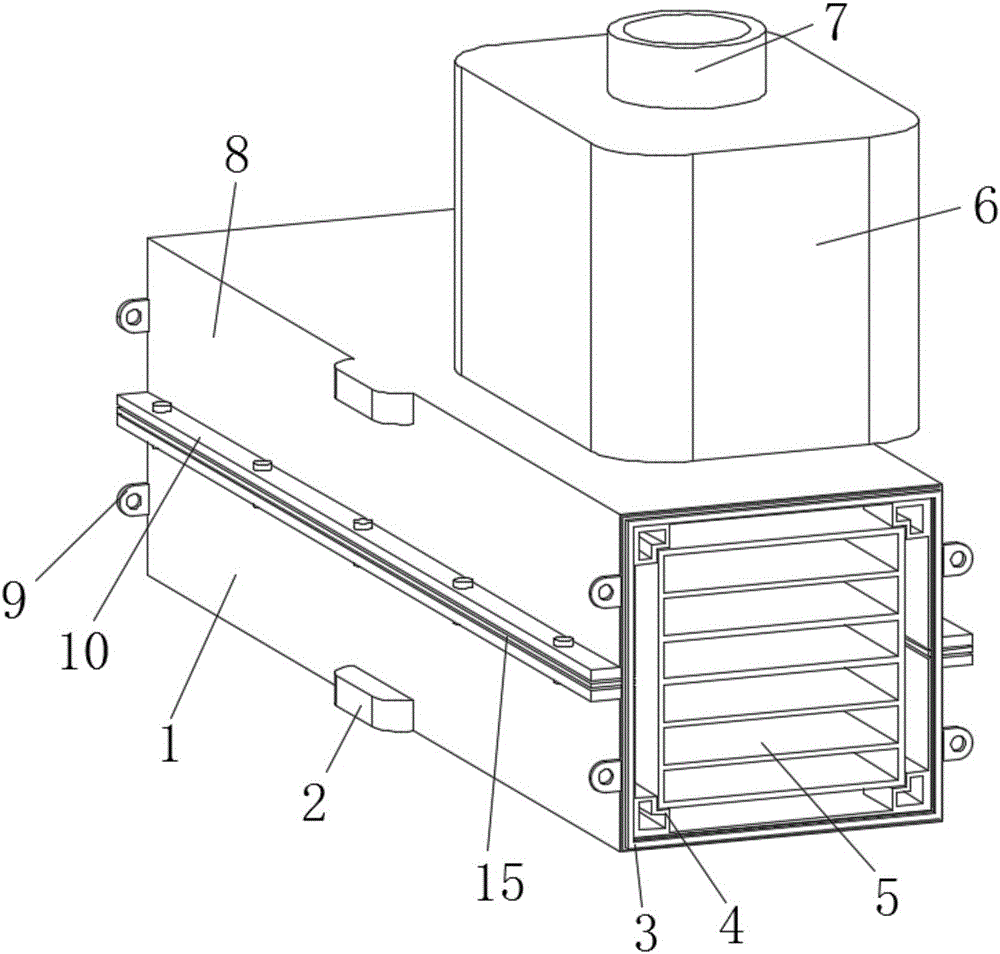 High sealing forced air cooling bus duct